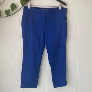 Smart Set Straight Leg Pant Blue Ankle/Cropped Size 12